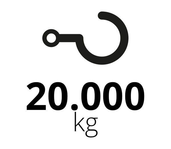 Capacità di traino 20.000 kg